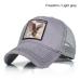 Evrfelan New Brand Animal Caps Women Breathable Mesh Baseball Cap Men's Dad Hat Patchwork Snapback Caps Summer bone Dropshipping