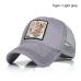 Evrfelan New Brand Animal Caps Women Breathable Mesh Baseball Cap Men's Dad Hat Patchwork Snapback Caps Summer bone Dropshipping