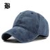 [FLB] High quality Washed Cotton Adjustable Solid color Baseball Cap Unisex couple cap Fashion Leisure dad Hat Snapback cap