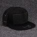 Fancy 3D snapback cap raised soft silicon square pyramid flat baseball hip hop hat for boys and girls