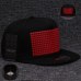 Fancy 3D snapback cap raised soft silicon square pyramid flat baseball hip hop hat for boys and girls