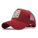 Fashion Animals Embroidery Baseball Caps Men Women Snapback Hip Hop Hat Summer Mesh hat Streetwear Bone gorra animales bordados