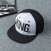 Fashion KING QUEEN Men's Women's Baseball Hat Spring Band King Queen Embroidery Couple Hip-Hop Flat Cap