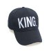 Fashion KING QUEEN Men's Women's Baseball Hat Spring Band King Queen Embroidery Couple Hip-Hop Flat Cap