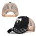 Fashion animal embroidery baseball caps men's and women's universal adjustable high quality outdoor shade summer mesh hats bone