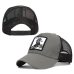 Fashion animal embroidery baseball caps men's and women's universal adjustable high quality outdoor shade summer mesh hats bone