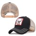 Fashion animal embroidery baseball caps men's and women's universal adjustable high quality outdoor shade summer mesh hats bone