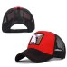 Fashion animal embroidery baseball caps men's and women's universal adjustable high quality outdoor shade summer mesh hats bone