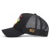 Fashion animal embroidery baseball caps men's and women's universal adjustable high quality outdoor shade summer mesh hats bone