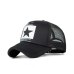 GROUP JUMP Five Star Pattern Caps Men Baseball Cap Summer Mesh Snapback Caps Women Men Sport Cap Breathable Bone Gorras