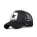 GROUP JUMP Five Star Pattern Caps Men Baseball Cap Summer Mesh Snapback Caps Women Men Sport Cap Breathable Bone Gorras