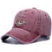 [HATLANDER]Brand washed soft cotton baseball cap hat for women men vintage dad hat 3d embroidery casual outdoor sports cap