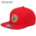 [HATLANDER]Maple solid cotton snapback caps women's flat brim hip hop cap outdoor baseball cap bone gorras mens caps and hats