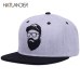 [HATLANDER]Original grey cool hip hop cap men women hats vintage embroidery character baseball caps gorras planas bone snapback