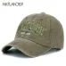 [HATLANDER]Sand washed 100% cotton baseball cap hat for women men vintage dad hat NEW YORK embroidery letter outdoor sports caps