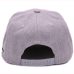 High quality grey wool snapback  3D pierced embroidery hip hop cap flat bill baseball cap for men and women