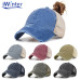 IWINTER Summer Denim Baseball Cap Women Ponytail Breathable Mesh Adjustable Caps Snapback Outdoor Shade Sports Men Baseball Caps