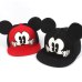 Kids Cartoon Mouse Ear Baseball Cap Adjustable Cotton Snapback Hat Boys Girls Hip Hop Cap Spring Summer Children Sun Hat