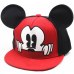 Kids Cartoon Mouse Ear Baseball Cap Adjustable Cotton Snapback Hat Boys Girls Hip Hop Cap Spring Summer Children Sun Hat