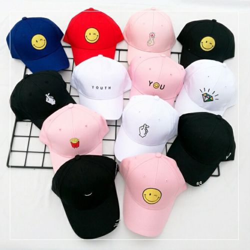 Korea Men Sport Letter Embroidery Baseball Caps Hot Casual Cotton Hip Hop Snapback Hat Women Casquette Gorras Curved Tucker Cap