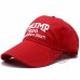 LIBERWOOD 2020 Donald Trump Red Hat Re-Election Keep America Great Embroidery USA Flag MAGA New Cap Cotton Baseball Hat cap