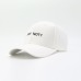 Letter WHY NOT Snapbacks Baseball Cap Hip Hop Hat For Men Women Dad Hat Gorras Boy Girls Cotton Black White Fitted Hat Bone Caps