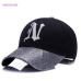 MAERSHEI new ladies letter embroidered baseball cap sequins fashion casual curved hats girls can adjust hip hop hats