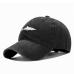 MISSKY Women Men Baseball Cap Solid Color Fashion Cartoon Shark Embroidery Sports Hat Adjustable Summer Sun Protection Unisex