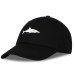 MISSKY Women Men Baseball Cap Solid Color Fashion Cartoon Shark Embroidery Sports Hat Adjustable Summer Sun Protection Unisex