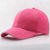 Men Baseball Caps Summer Unisex Solid Color Plain Curved Sun Visor Hip-Hop Cap Hat Women Adjustable Cotton Caps #18