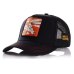 Men's New Baseball hats Animal  Embroidery High Quality Comfortable Breathable Adjustable Women's Universal caps for man