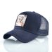 Men's Snapback Caps Summer Breathable Baseball Cap Women Cool Streetwear Wolf Embroidery Trucker Bones Unisex Hip Hop Hats Male