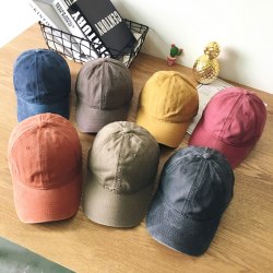 Ms. Solid Color Baseball Caps Leisure Simple Outdoor Cowboy Hats Hip-Hop Student Hat Literary Personality Cap Free Shipping