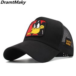 New Animals Donald Duck Embroidery Men's Baseball Cap Women Snapback Hip Hop cap Summer Mesh hat trucker cap Bone gorra dad hat