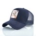 New Baseball Caps For Men Women Fashion Farm Animals Embroidery Snapback Hip Hop Hat Breathable Mesh Sun Hats Gift Trucker Bone