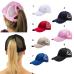 Ponytail Baseball Cap Women Adjust Sport Casual Messy Bun Snapback Mesh Hat Casual Adjustable Sport Caps Drop Shipping 2019 New