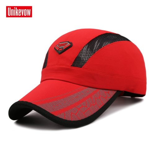 Quick dry summer baseball caps with shining fabric Hat for men women casual fall hat