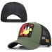 Rooster animal embroidery baseball caps men's and women's universal adjustable high quality outdoor sunshade summer net hats