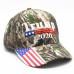 [SMOLDER]Make America Great Again Embroidery USA Flag 2020 Donald Trump Hat Re-Election Cotton Baseball cap Outdoor Camouflage