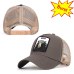 Summer Animal Embroidery Baseball Caps Men's and Women's Universal Adjustable Shade Cock Mesh Cap Dad Hat Truck Driver hats bone