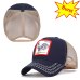 Summer Animal Embroidery Baseball Caps Men's and Women's Universal Adjustable Shade Cock Mesh Cap Dad Hat Truck Driver hats bone