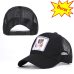 Summer Animal Embroidery Baseball Caps Men's and Women's Universal Adjustable Shade Cock Mesh Cap Dad Hat Truck Driver hats bone