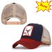 Summer Animal Embroidery Baseball Caps Men's and Women's Universal Adjustable Shade Cock Mesh Cap Dad Hat Truck Driver hats bone