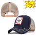 Summer Animal Embroidery Baseball Caps Men's and Women's Universal Adjustable Shade Cock Mesh Cap Dad Hat Truck Driver hats bone