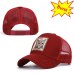 Summer Animal Embroidery Baseball Caps Men's and Women's Universal Adjustable Shade Cock Mesh Cap Dad Hat Truck Driver hats bone