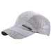 Summer Breathable Mesh Baseball Cap Quick Drying Hats For Men Blue Gray