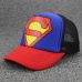 Superman Mesh cap Kids Baseball Caps Fashion Children Snapback Caps Boys Girls Hip Hop Hat Cap Mesh Summer Hats gorras casquette