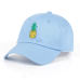 TUNICA Pineapple Embroidery Baseball Cap Cotton 100% Hipster Hat Fruit Pineapple Dad Hat Hip Hop Cotton Snapback Cap hats