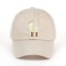 VORON new Unisex Alpaca Embroidery Adjustable Dad Hat men women cute Black beige Alpaca Baseball Cap