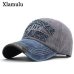 Xlamulu Hot Retro Baseball Caps Hats For Men Casquette Brand Women Snapback Caps Washed Bone Men Hat Gorras Letter Black Cap